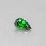 8mm x 5mm Chrome Diopside 0.8ct Pear Facet in Green