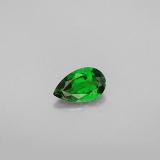 0.8 carat Green Pear Facet Chrome Diopside 8x5