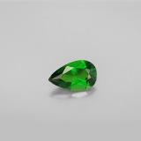 8x5mm Pear Facet Chrome Diopside 0.8ct