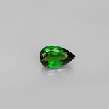 0.8 ct VS Pear Facet Chrome Diopside 8mm x 5