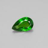 7.5x5 Pear Facet Chrome Diopside 0.7ct