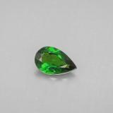 0.6 carat Green Pear Facet Chrome Diopside 7.5x5mm