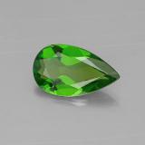 0.5 carat Green Pear Facet Chrome Diopside 8mm x 4.5