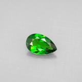 7.5mmx5mm Chrome Diopside 0.6ct Pear Facet in Green