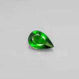 7.5x5mm Pear Facet Chrome Diopside 0.7ct