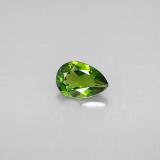 7mm x 5mm Pear Facet Chrome Diopside 0.6ct