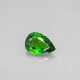 7mm x 5 Chrome Diopside 0.6ct Pear Facet in Green