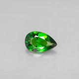 7mm x 4.5mm Chrome Diopside 0.6ct Pear Facet in Green
