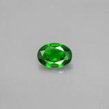 0.7 ct VS-SI Oval Facet Chrome Diopside 7x5