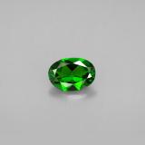 7mmx5mm Oval Facet Chrome Diopside 0.7ct
