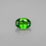 7mmx5mm Oval Facet Chrome Diopside 0.9ct
