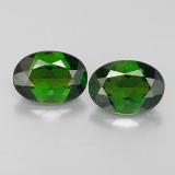 1.5 ct VS-SI Oval Facet Chrome Diopside 7mm x 5