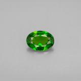 0.8 carat Green Oval Facet Chrome Diopside 7x5mm