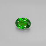 7x5 Chrome Diopside 0.7ct Oval Facet in Green