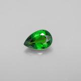 0.6 ct VVS Pear Facet Chrome Diopside 7mm x 4.5mm