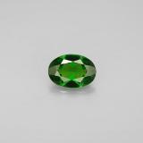 7x5mm Chrome Diopside 0.8ct Oval Facet in Green