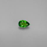 0.5 carat Green Pear Facet Chrome Diopside 6.5mmx4.5mm