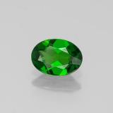 7mm x 5 Chrome Diopside 0.7ct Oval Facet in Green