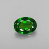 7mm x 5mm Oval Facet Chrome Diopside 0.7ct