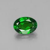 7mm x 5mm Oval Facet Chrome Diopside 0.8ct