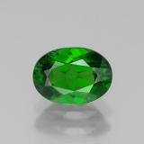 7x5 Chrome Diopside 0.9ct Oval Facet in Green