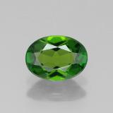 7mm x 5mm Oval Facet Chrome Diopside 0.8ct