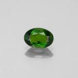 7x5mm Chrome Diopside 0.8ct Oval Facet in Green