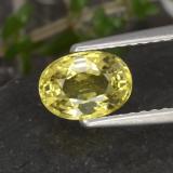 7mm x 5mm Chrysoberyl 1ct Oval Facet in Golden