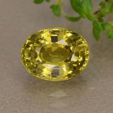 2 carat Greenish Golden Oval Facet Chrysoberyl 8x6.5mm