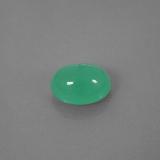 9mmx7mm Chrysoprase 2ct Oval Cabochon in Green