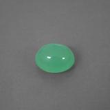2 carat Green Oval Cabochon Chrysoprase 8.5mmx7mm