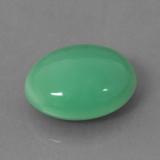 5 ct Opaque Oval Cabochon Chrysoprase 12.5x10.5mm