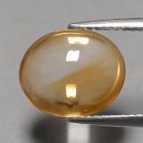 11.5mm x 9.5 Oval Cabochon Citrine 4ct