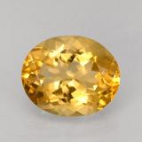 3 ct VVS-VS Oval Facet Citrine 11mm x 9