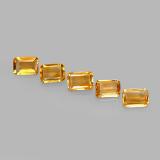 7mmx5mm Octagon Facet Citrine 4ct