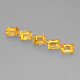 6 ct VVS-VS Octagon Facet Citrine 7x5mm