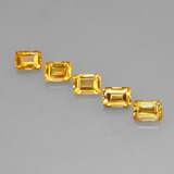 7x5mm Octagon Facet Citrine 5ct