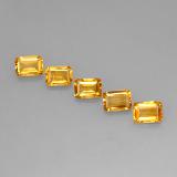 4 ct VVS-VS Octagon Facet Citrine 7mmx5mm
