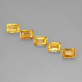 4 ct VVS-VS Octagon Facet Citrine 7x5