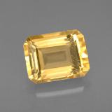 9mmx7mm Citrine 2ct Octagon Facet in Yellow Golden