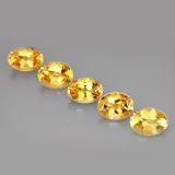 7x5 Oval Facet Citrine 4ct