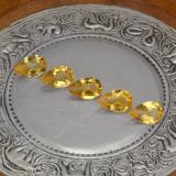 8x5mm Pear Facet Citrine 4ct