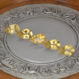 8mmx5mm Citrine 4ct Pear Facet in Yellow Golden