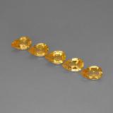 4 ct VVS-VS Pear Facet Citrine 8mmx5mm