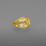 0.8 ct VVS-VS Pear Facet Citrine 8mm x 5mm