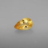 0.7 ct VS Pear Facet Citrine 8mmx5mm