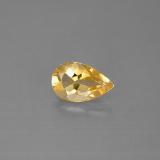 0.8 ct VS Pear Facet Citrine 8mm x 5