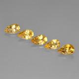 8mm x 5mm Pear Facet Citrine 4ct