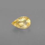 0.8 ct VVS Pear Facet Citrine 8x5mm