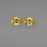 8x5mm Pear Facet Citrine 1.5ct